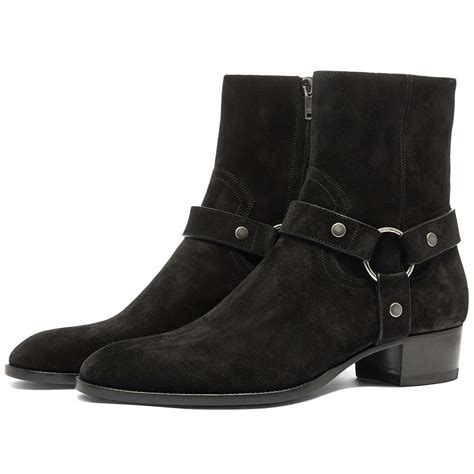 saint laurent harness boots.